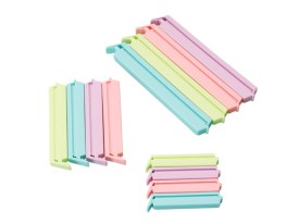 Pack 12 clip cierra bolsas de 3 medidas 